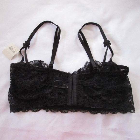 FREDRICK’S/HOLLYWOOD LCE/SATN EMBELLISHED BRA NWT - Picture 3 of 8
